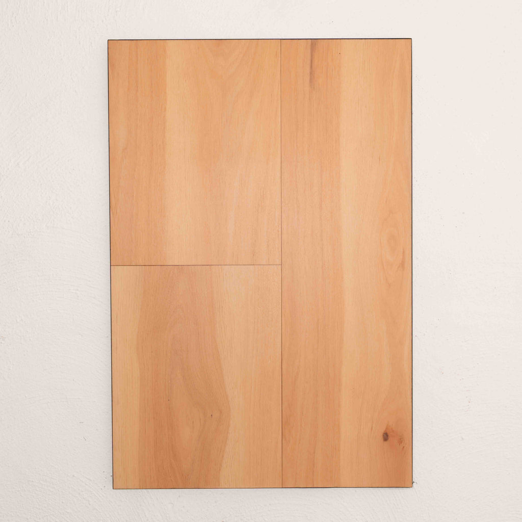 Perspective view of Hickory Sterling Vinyl Plank 1220x229x3mm in Hickory Sterling colour medium tone vinyl flooring plank sample