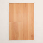 Perspective view of Hickory Sterling Vinyl Plank 1220x229x3mm in Hickory Sterling colour medium tone vinyl flooring plank sample