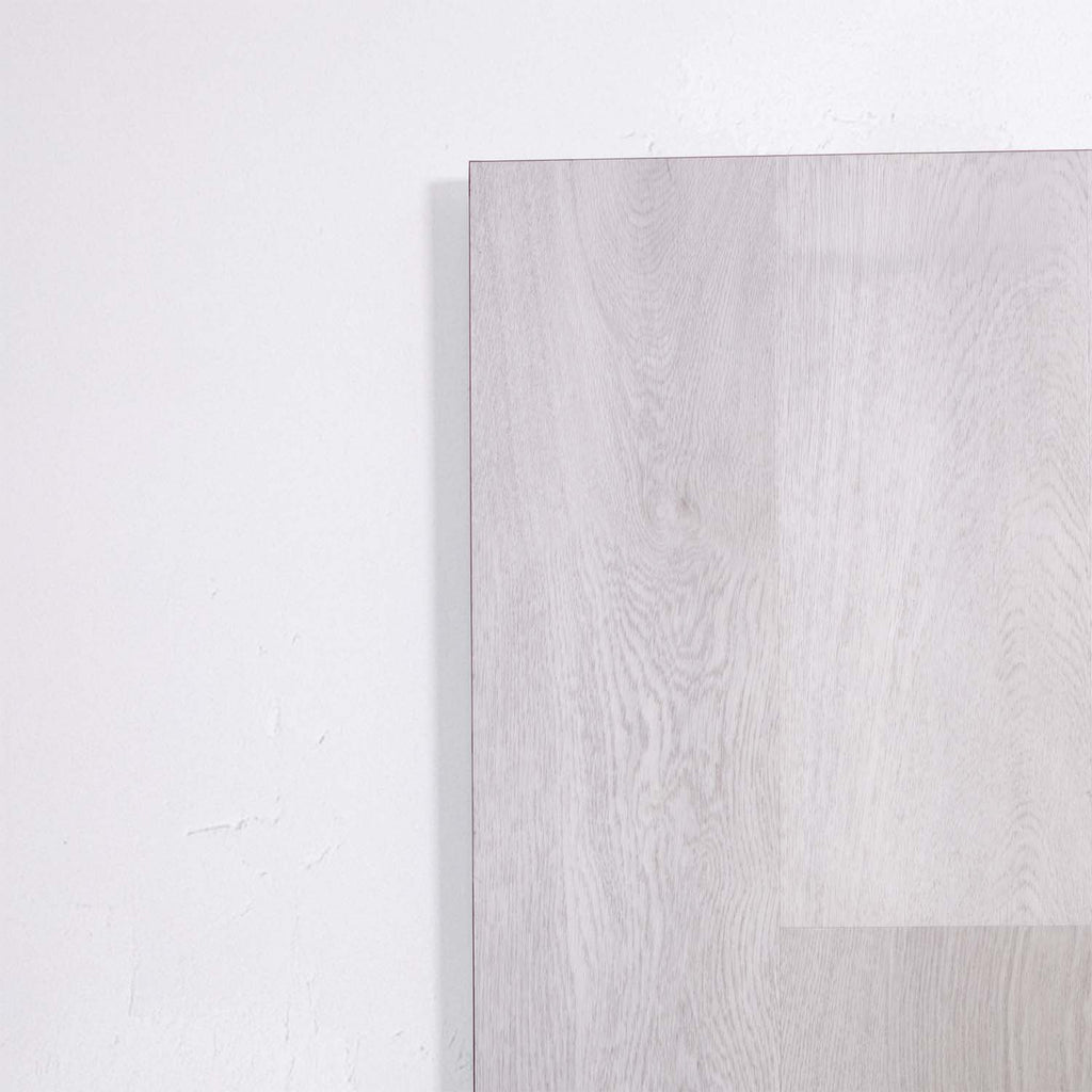 Side view of Light Grey SPC Hybrid Floorboards 5+1.5mm in Light Grey colour light tone hybrid flooring sample