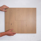 Close-up of Light Malt Engineered Timber Plank 15.3mm in Light Malt colour light tone timber flooring sample