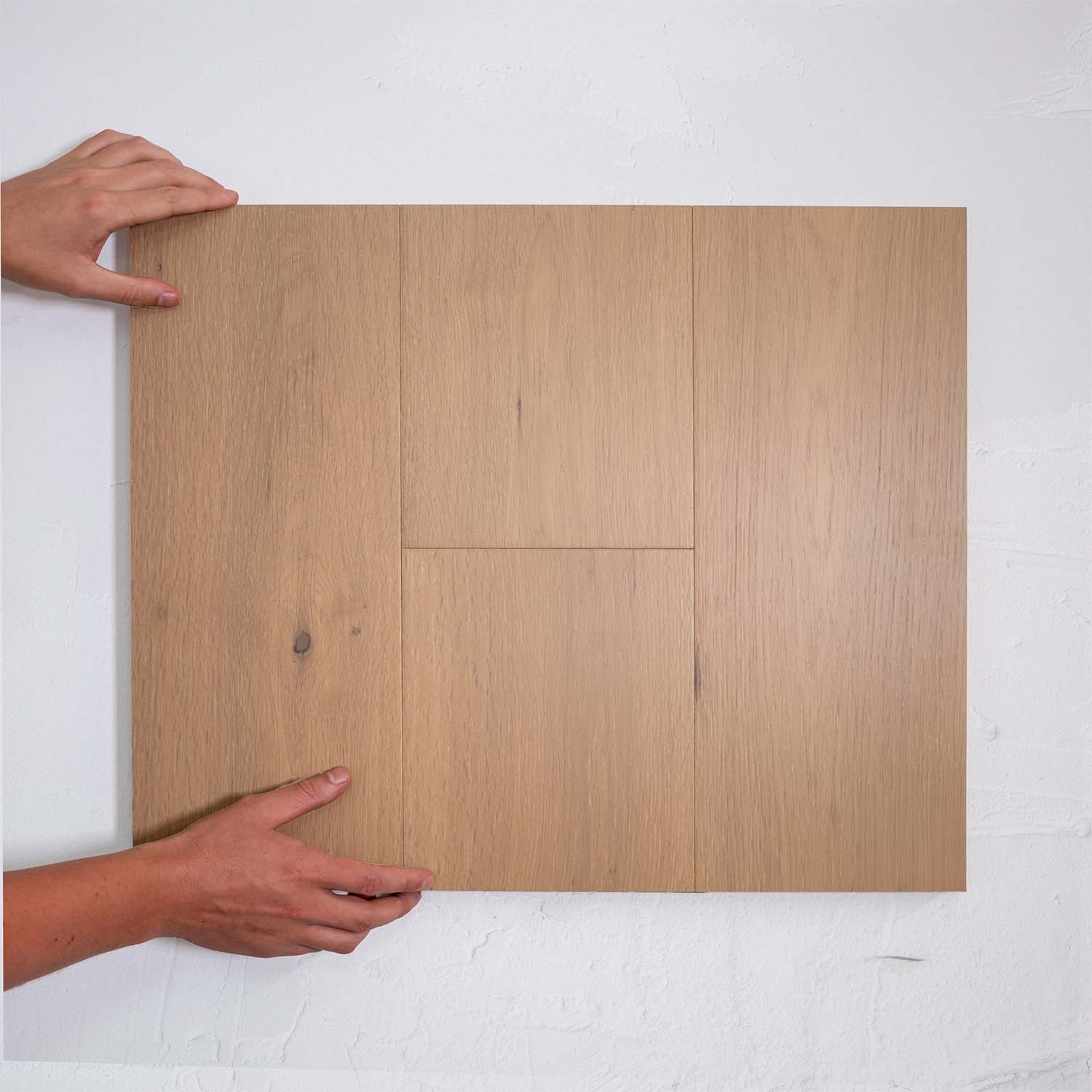 Close-up of Light Malt Engineered Timber Plank 15.3mm in Light Malt colour light tone timber flooring sample