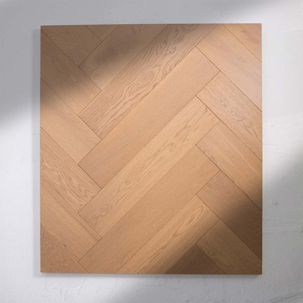 Light Neutral Engineered Hybrid Floorboards iDesign Herringbone 15.3mm