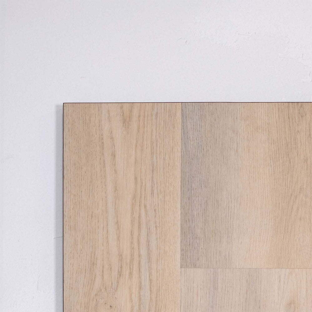 Profile view of Lime Ash SPC Hybrid Floorboards 7.5+2mm in Lime Ash colour neutral tone hybrid flooring sample