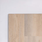 Flat lay of Lime Ash SPC Hybrid Floorboards 7.5+2mm in Lime Ash colour neutral tone hybrid flooring sample