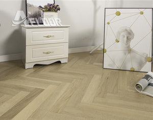 Lime Ash SPC Hybrid Floorboards Herringbone 7.5+2mm