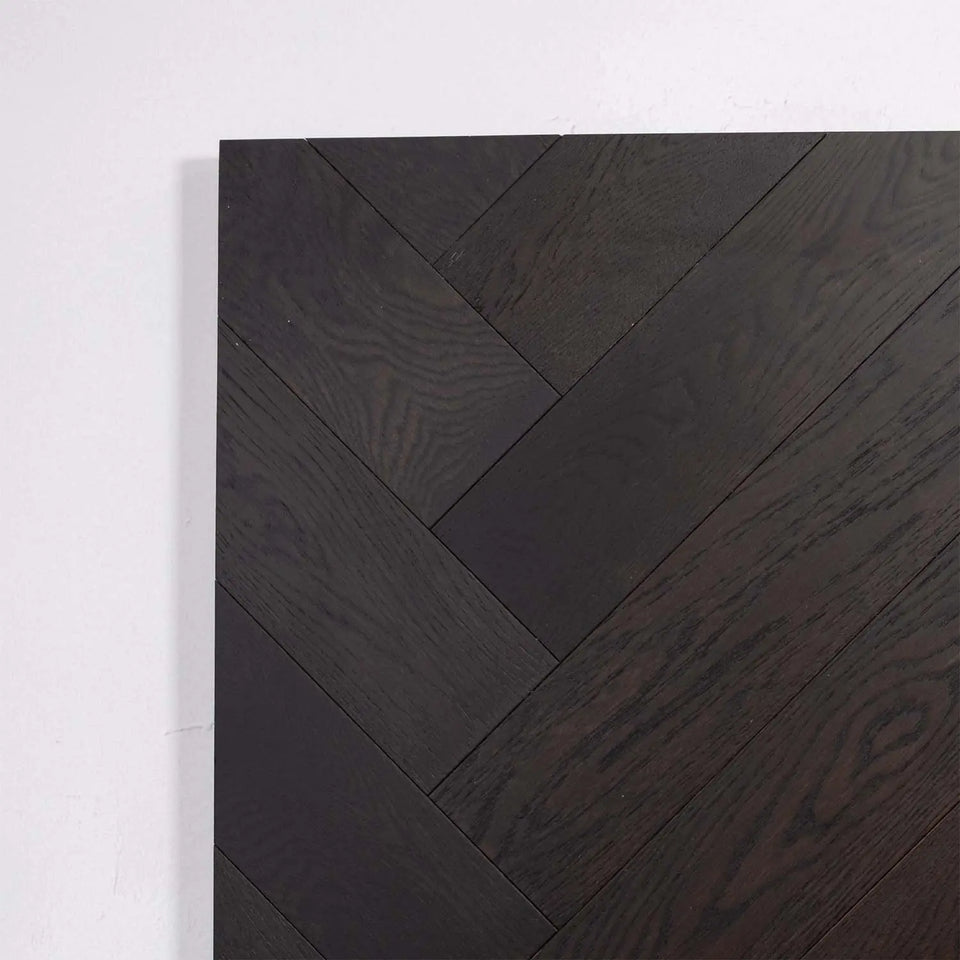 Midnight Grey Engineered Timber Herringbone 15.3mm
