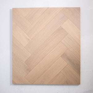 Natural Limed Engineered Hybrid Floorboards iDesign Herringbone 15.3mm