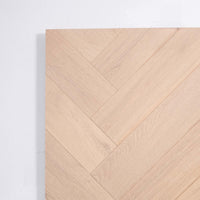Natural Limed Engineered Timber Herringbone 15.3mm