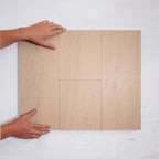 Full view of Natural Limed Engineered Timber Plank 15.3mm in Natural Limed colour warm tone timber flooring sample