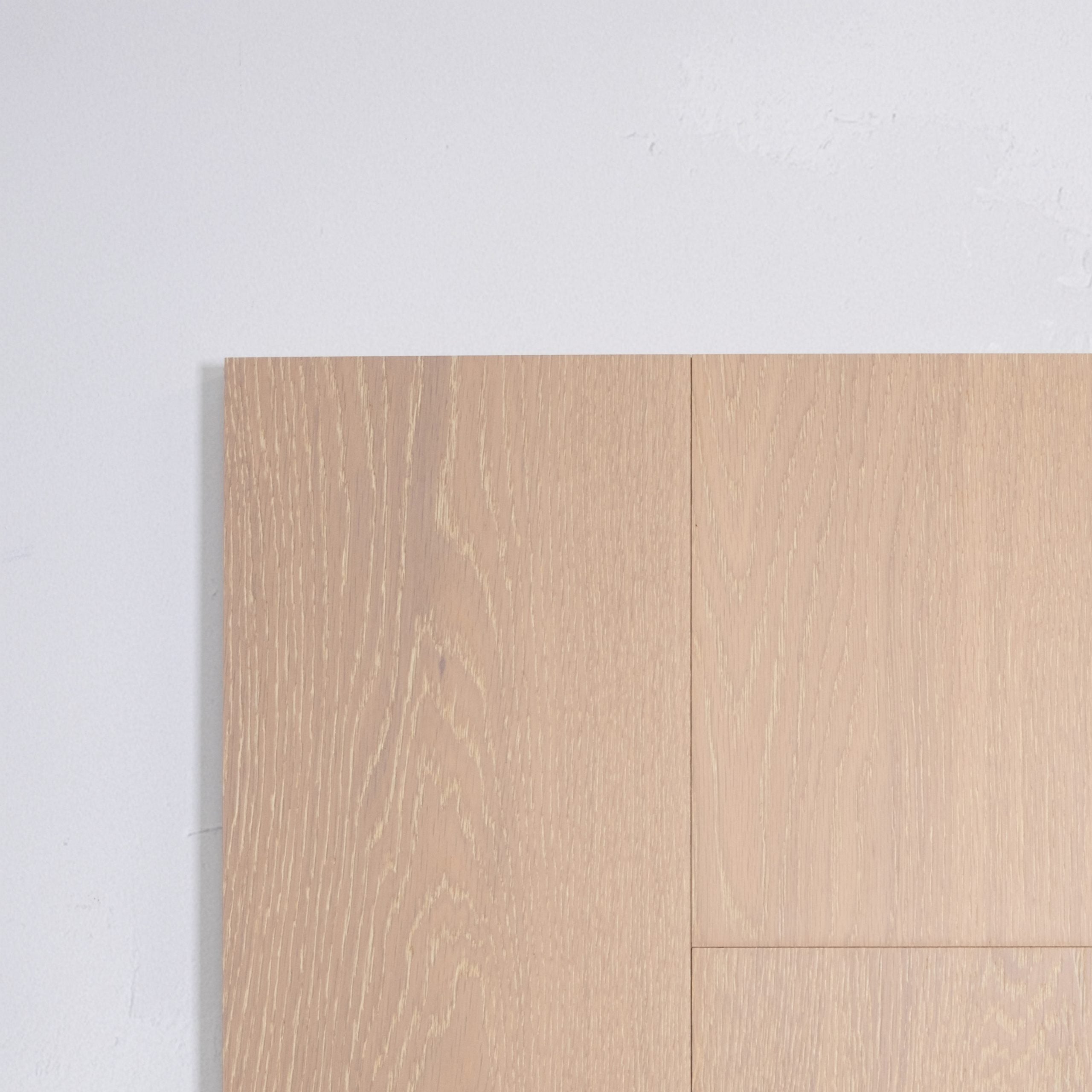 Top-down view of Natural Limed Engineered Timber Plank 15.3mm in Natural Limed colour warm tone timber flooring sample