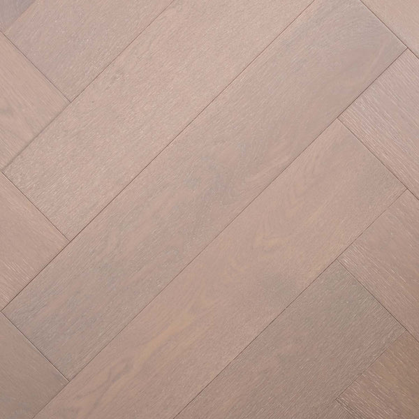 Pale Oak Engineered Hybrid Floorboards iDesign Herringbone 15.3mm