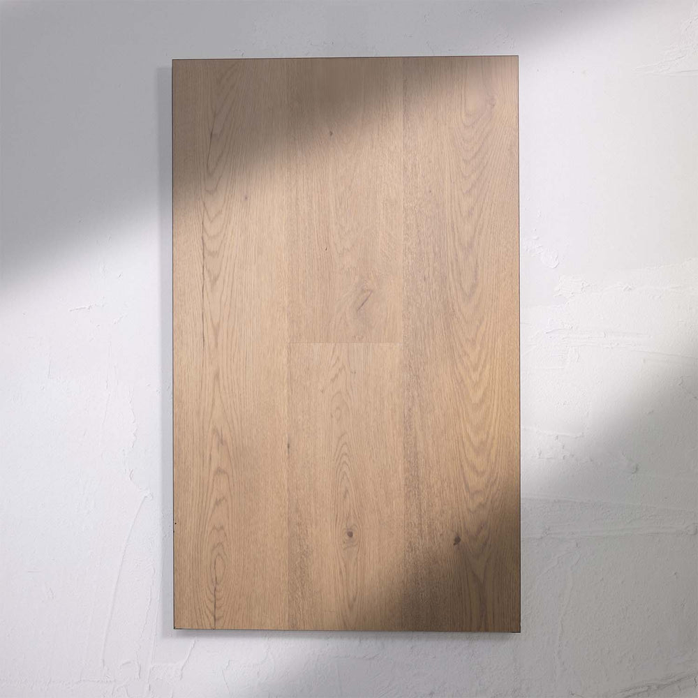 Profile view of Pale Sand SPC Hybrid Floorboards 5+1.5mm in Pale Sand colour warm tone hybrid flooring sample