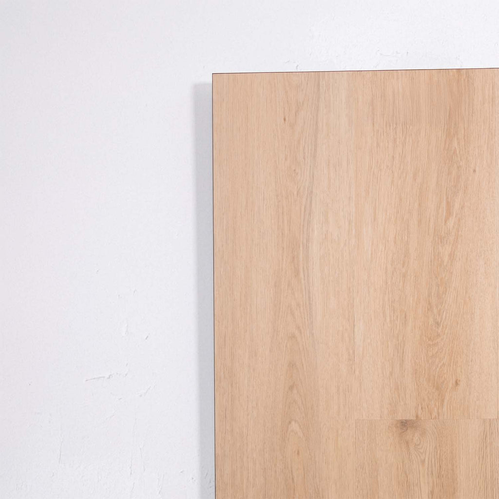 Side view of Raw Neutral SPC Hybrid Floorboards 5+1.5mm in Raw Neutral colour medium tone hybrid flooring sample