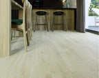 Front view of Seashell Urban Laminate Floors 12mm in Seashell Urban colour neutral tone flooring sample
