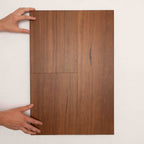 Detailed view of Spotted Gum Allure Vinyl Plank 1423x229x4.5mm in Spotted Gum colour warm tone vinyl flooring plank sample