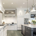 Front view of Ash Grey Urban Laminate Floors 12mm in Ash Grey colour neutral tone flooring sample