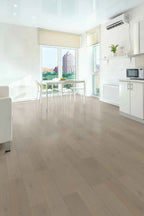 Full view of Pale Oak Engineered Timber Plank 15.3mm in Pale Oak colour warm tone timber flooring sample