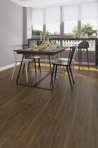 Profile view of Walnut Urban Laminate Floors 12mm in Walnut Urban colour warm tone flooring sample